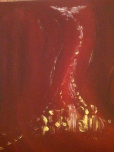 Pentecôte, huile sur toile, 25x30 cm, GLSG, Mai 2011