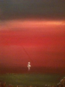 Béatitudes, huile sur toile, 25x30 cm, GLSG, Mai 2011