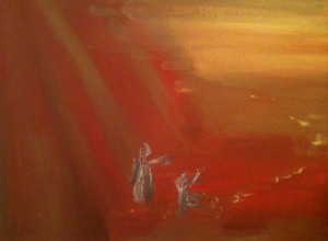 Le Centurion, huile sur toile, 25x30 cm, GLSG, Mai 2011