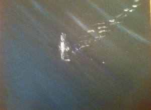 Le Christ marchant sur les eaux, huile sur toile, 25x30 cm, GLSG, Mai 2011