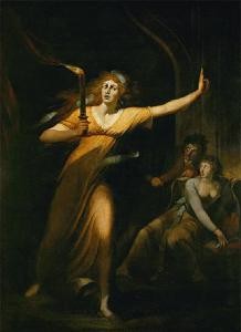 Lady Macbeth somnambule par Johann Heinrich Füssli, vers 1784, Musée du Louvre