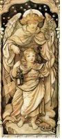 Frederick James Shields (1833-1911), La Lumière du Monde (The Light of the World), après 1854, collection particulière