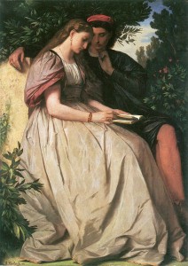 Anselm Feuerbach, Paolo et Francesca, 1864, Schackgalerie (Munich), huile sur toile
