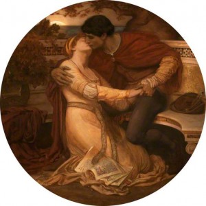 Christopher Williams, Paolo and Francesca, 1902 Bridgend County Borough Council, huile sur toile