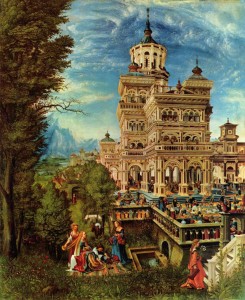 Albrecht Altdorfer - Suzanne au bain - 1526 - 74x61cm - Alte Pinakothek - Münich - Panneau de tilleul