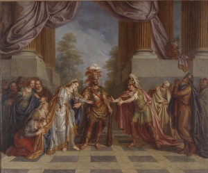 Charles Antoine Coypel, Hercule ramène Alceste des enfers à son époux Admète, 3e quart 18e siècle, Musée de Grenoble