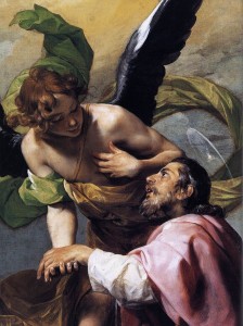 Alonso Cano (1601-1667) Vision de Saint Jean l'Évangéliste (détail) 1636-37, huile sur toile ©Wallace Collection, Londres